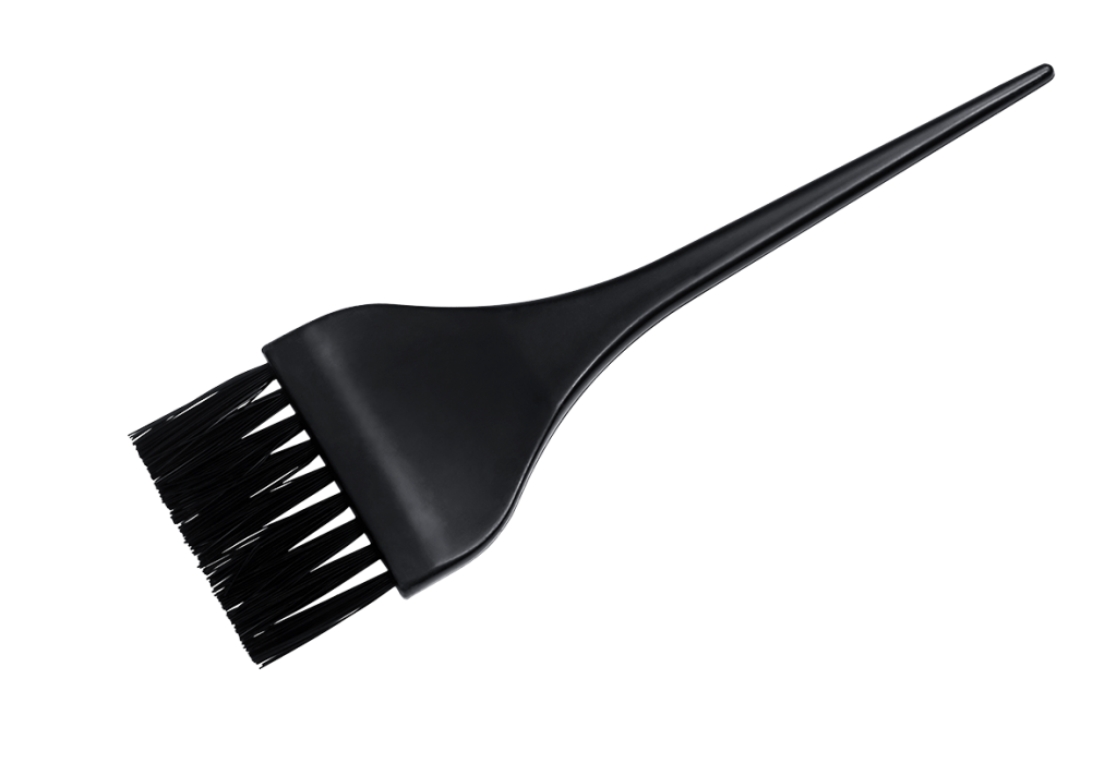 Professional hair dye brush